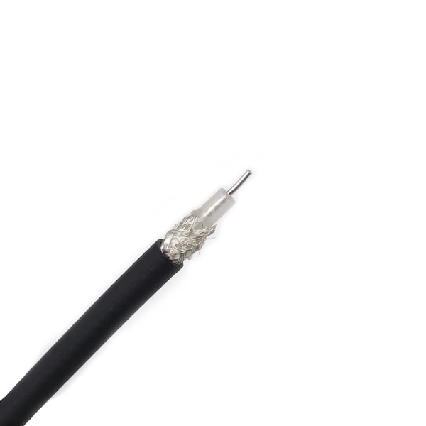 RG-223/U Coax Cbl, Double-Shielded, 0.212" Dia Coax w/Blk PVC Jckt (Non-Contaminating), 100FT Lngth